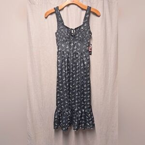 Blush Floral Midi Dress Size S NWT